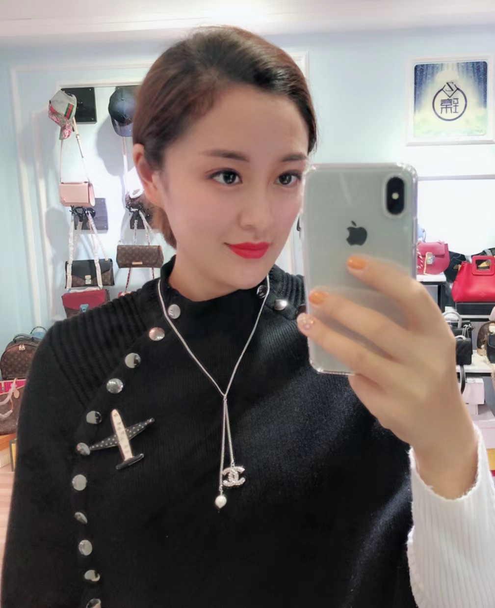 Chanel Silver Color Tassel Pendant Necklace - Best Replica Jewelry™