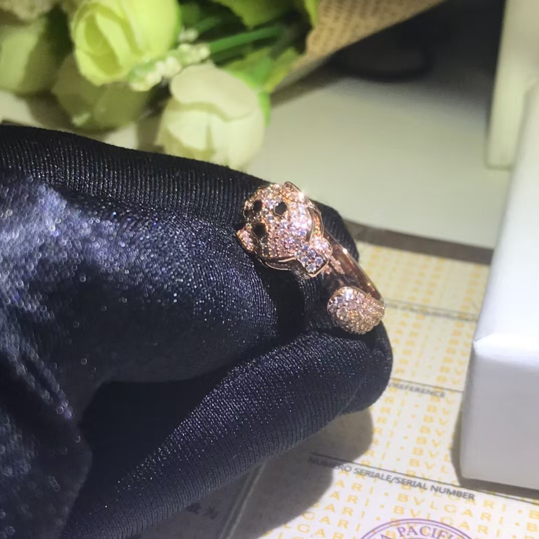 Cartier Leopard Head Panthère De Ring - Best Replica Jewelry™