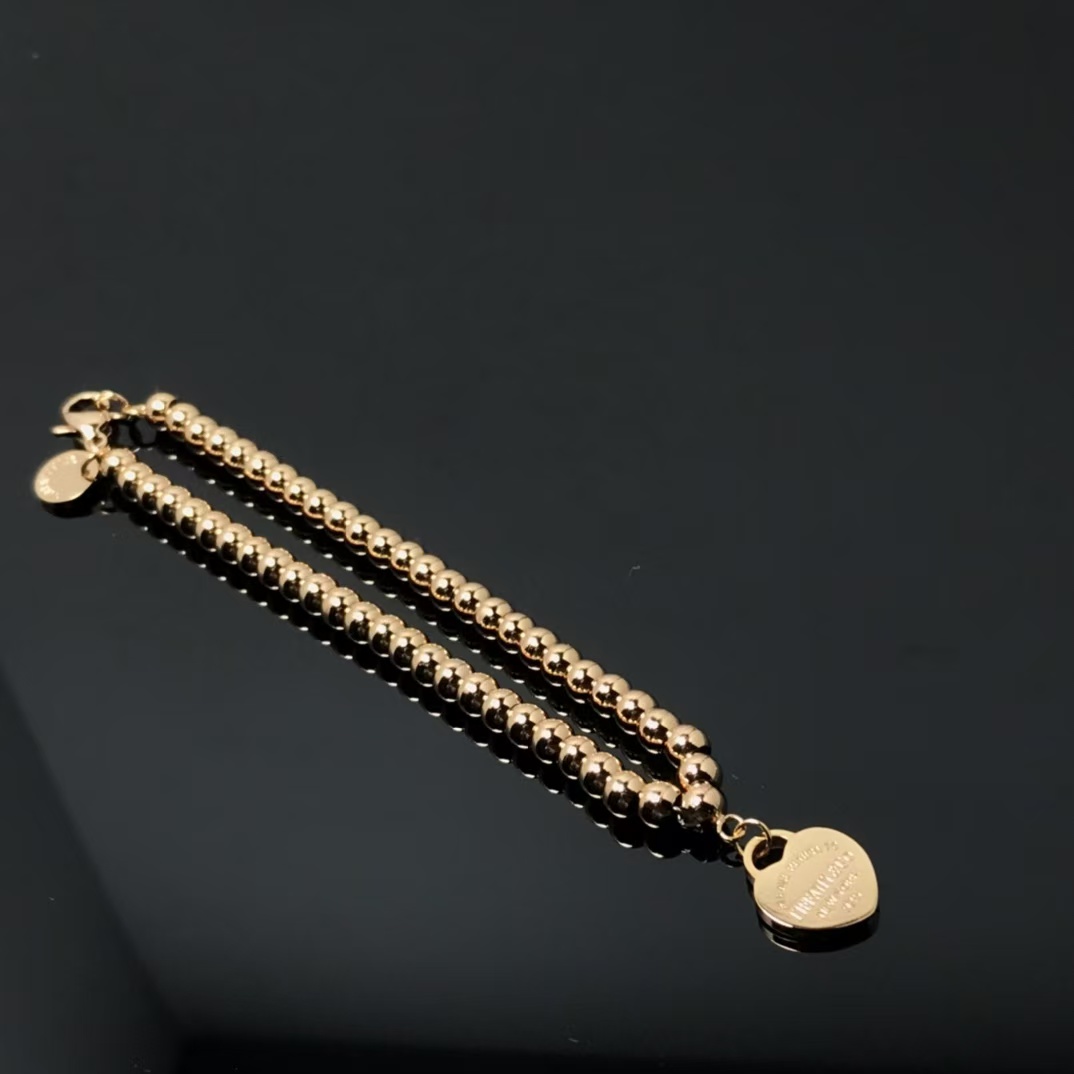 Tiffany Heart Tag Bead Bracelet - Best Replica Jewelry™