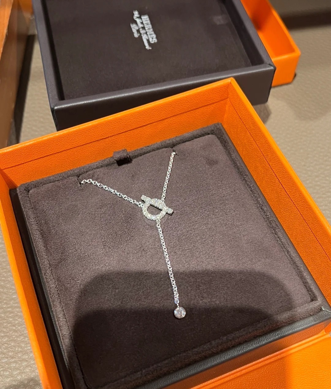 Hermes Q Tassel Y Style Necklace - Best Replica Jewelry™