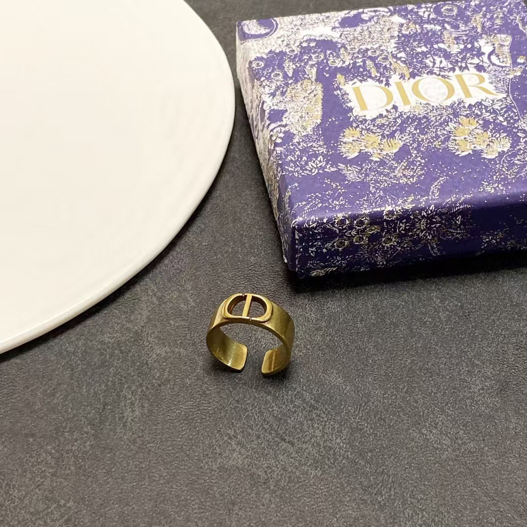 Dior Vintage CD Open Ring - Best Replica Jewelry™