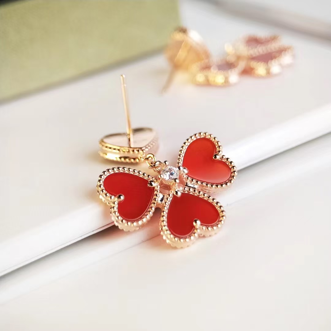 VCA Sweet Heart Earrings - Best Replica Jewelry™