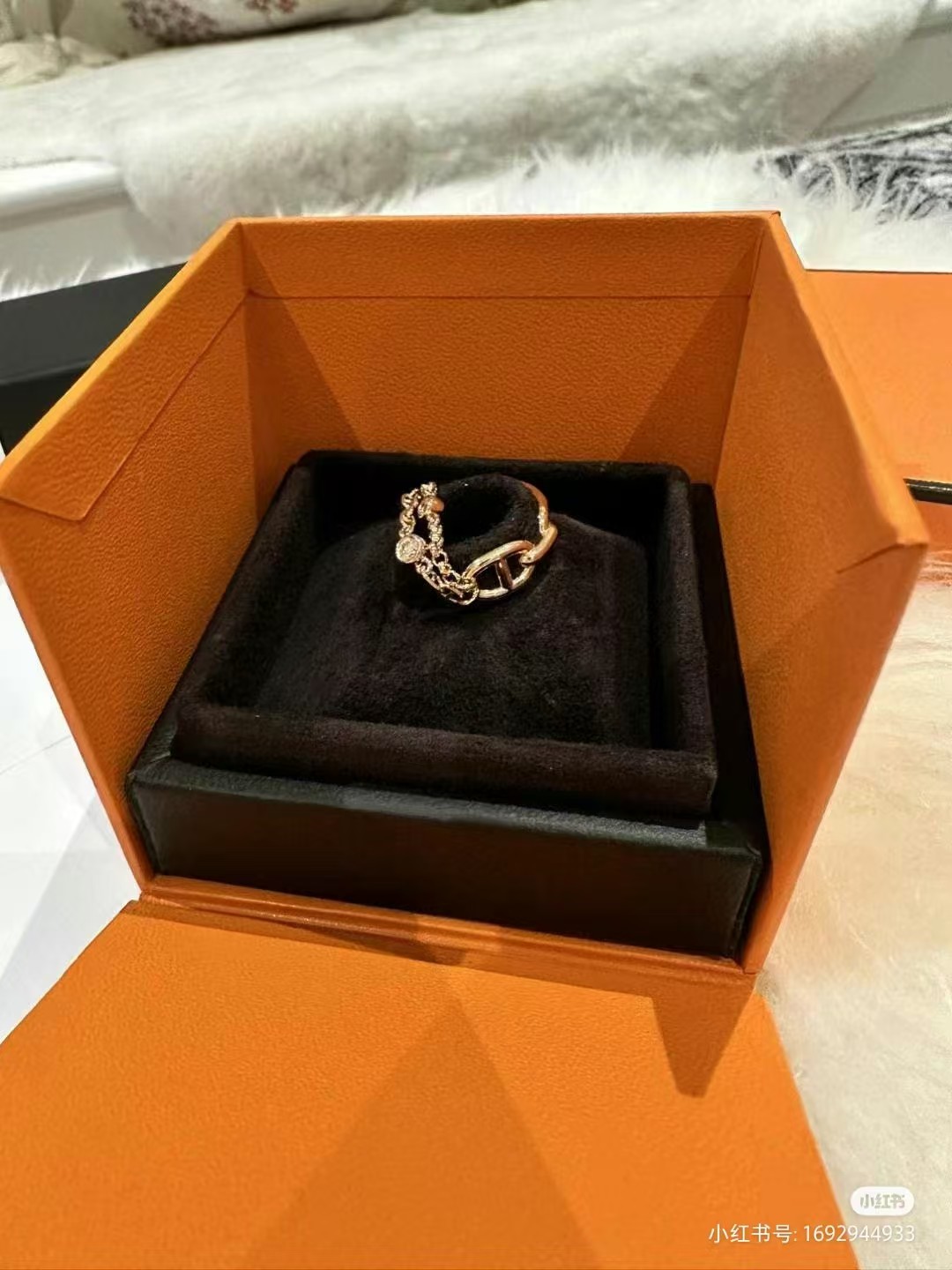 Hermes Chaine D'ancre Enchainee Ring - Best Replica Jewelry™