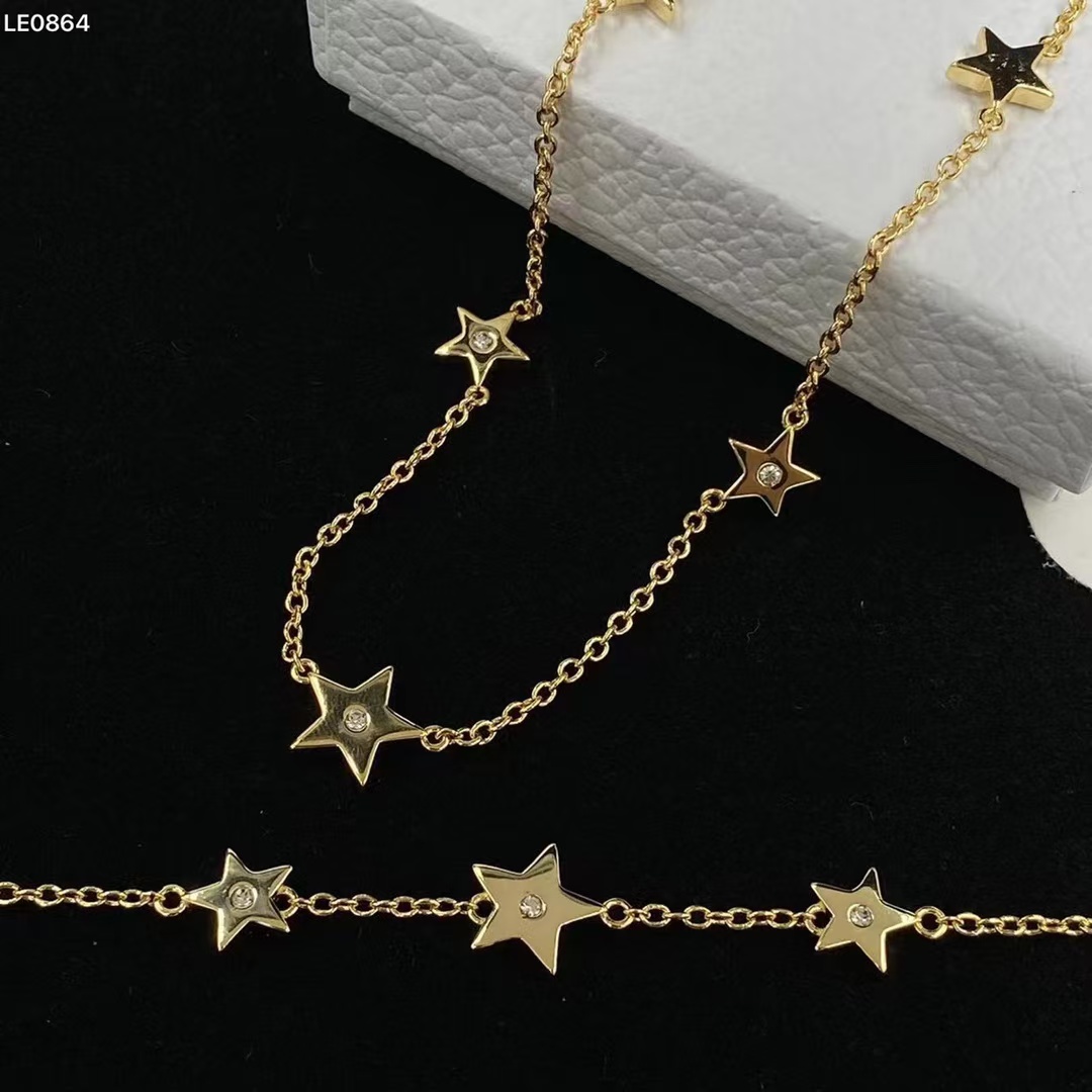 Dior Stars Necklace and Bracelet - Best Replica Jewelry™