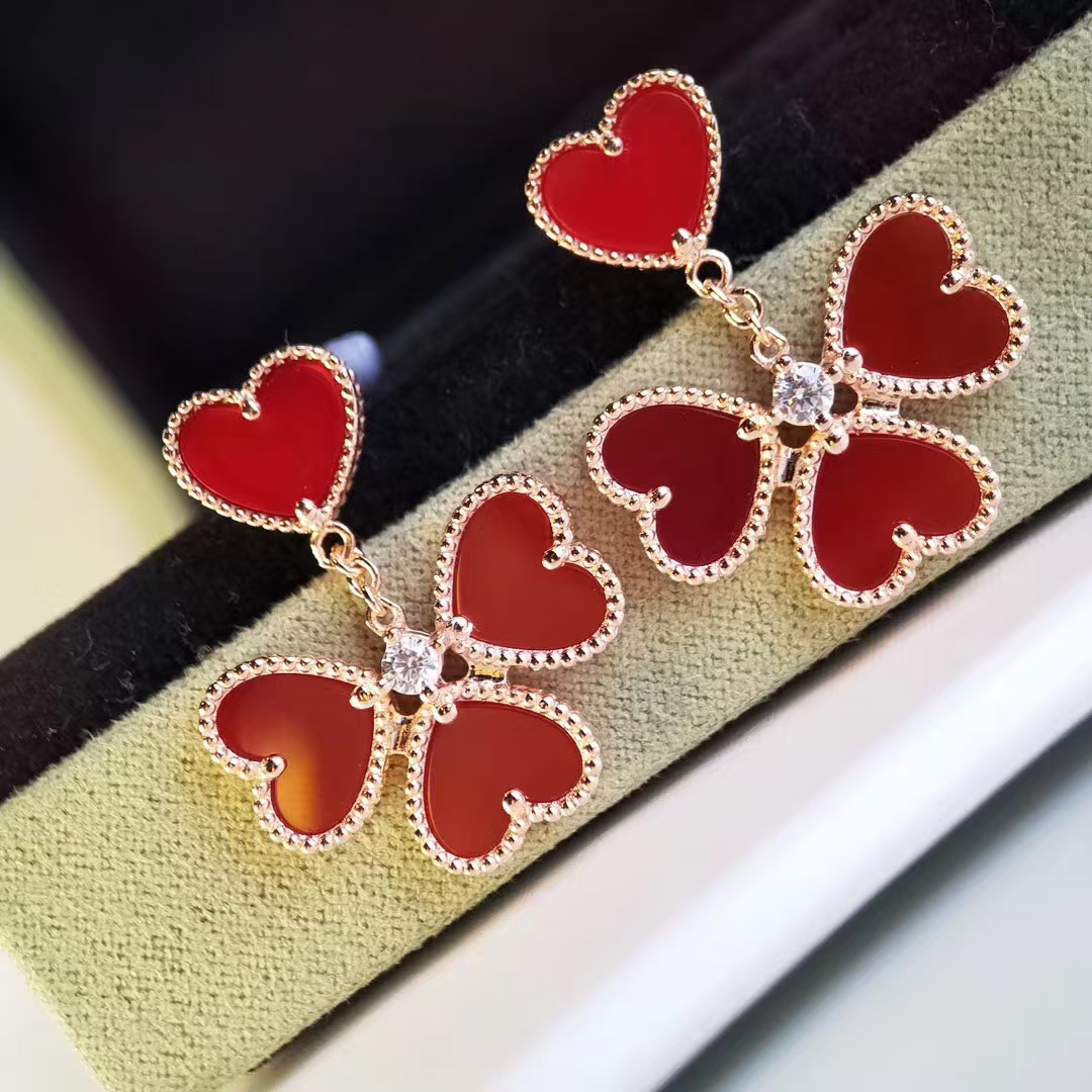 VCA Sweet Heart Earrings - Best Replica Jewelry™
