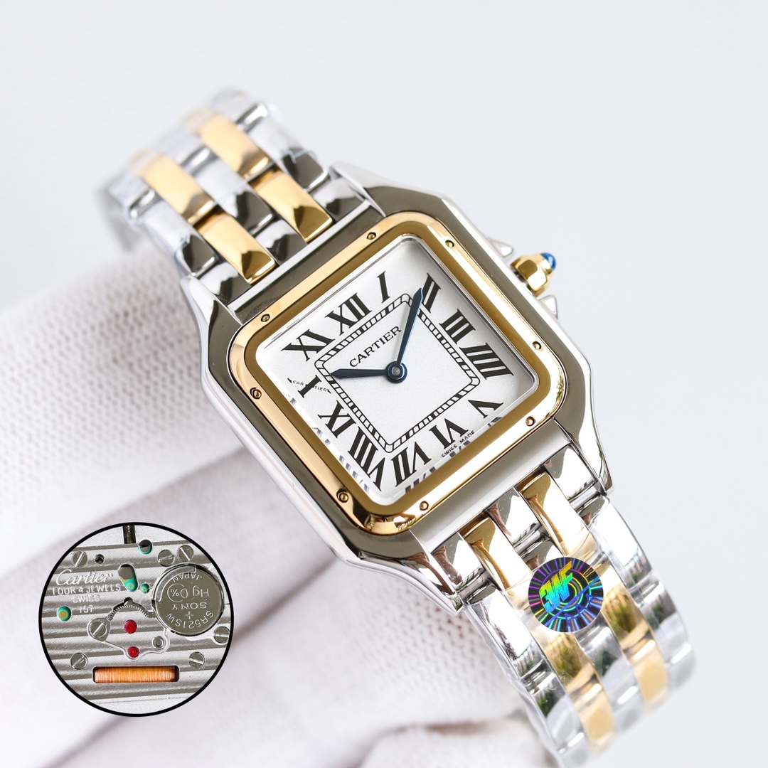 Cartier Panthère de Watch - Medium 27*37MM - Best Replica Jewelry™