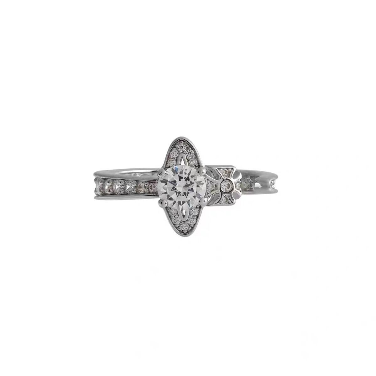 Vivienne Westwood Adjustable Diamond Saturn Ring - Best Replica Jewelry™