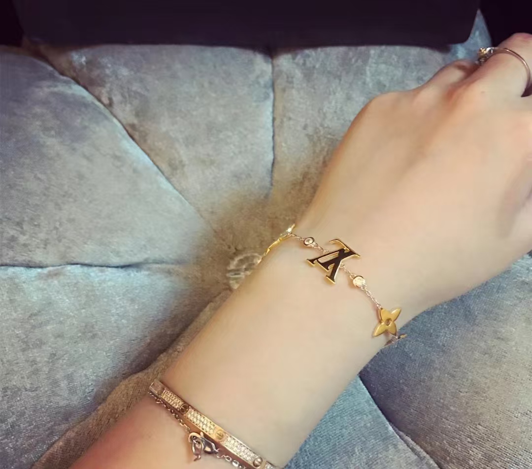 Louis Vuitton Star Sun LV Letters Bracelet - Best Replica Jewelry™