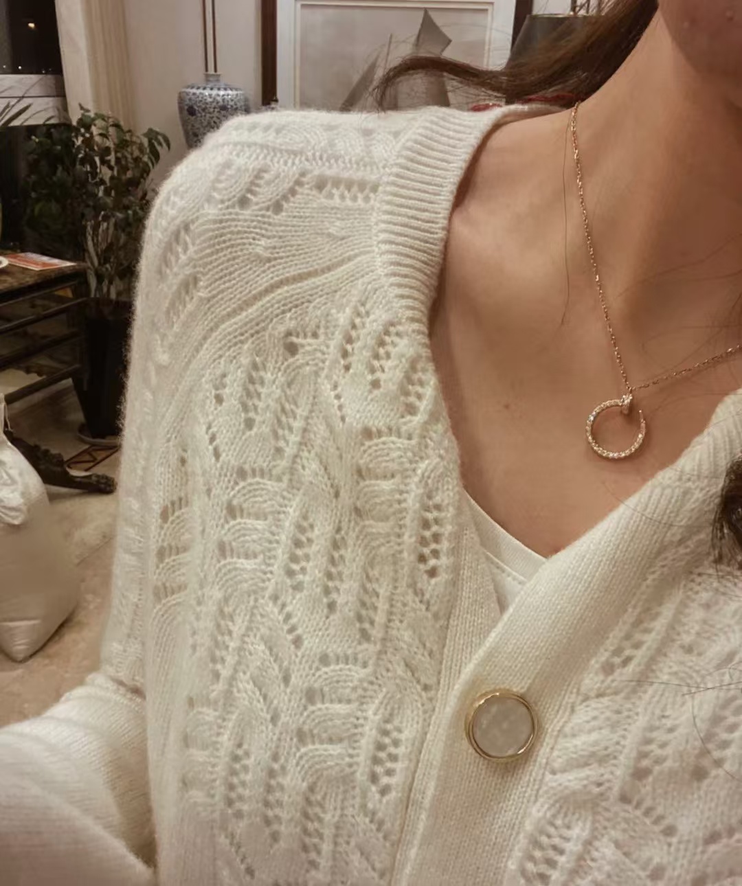 Cartier Juste un Clou Necklace - Diamond - Best Replica Jewelry™