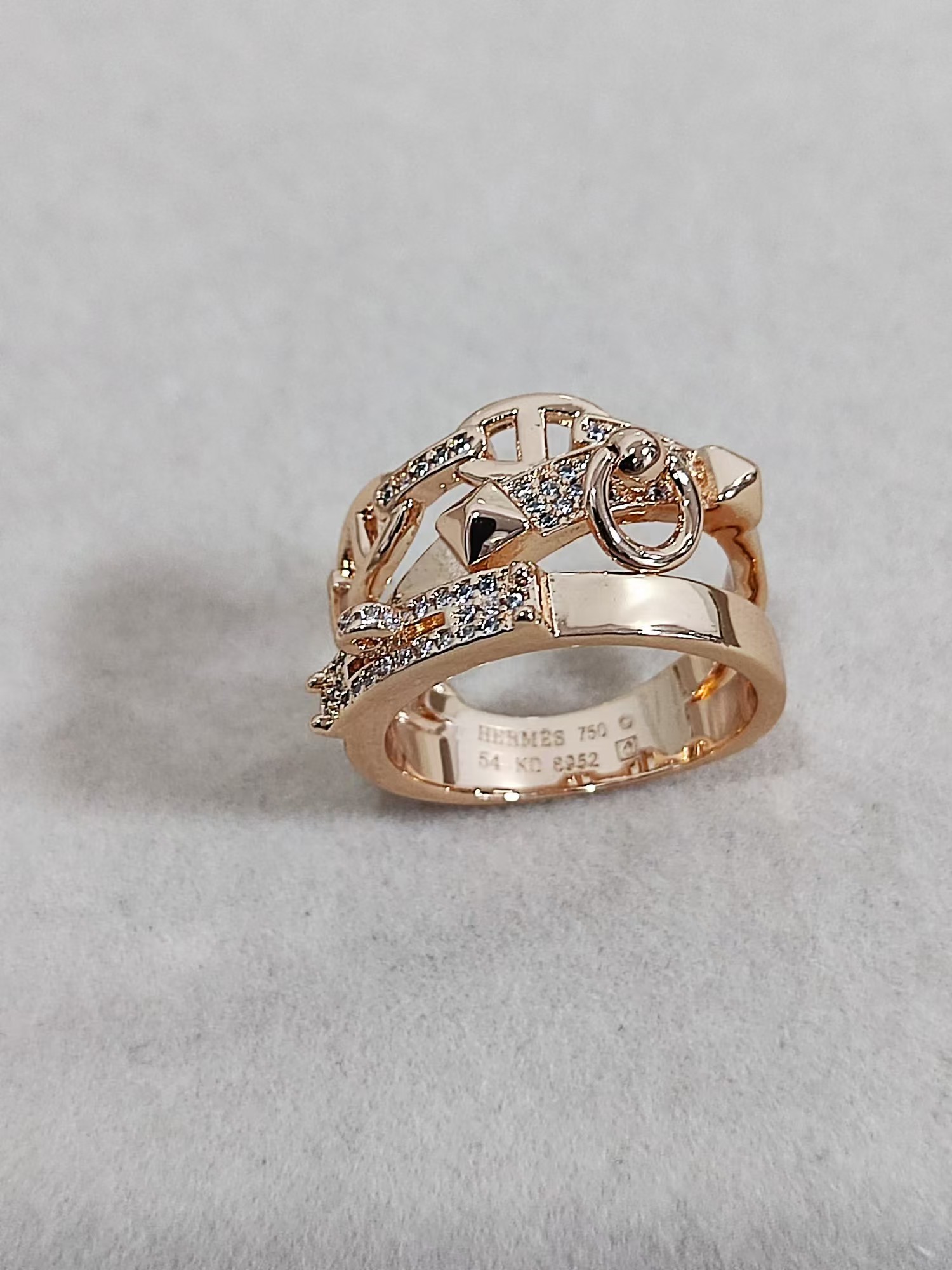 Hermes Chaine D'ancre Enchainee Ring - Best Replica Jewelry™