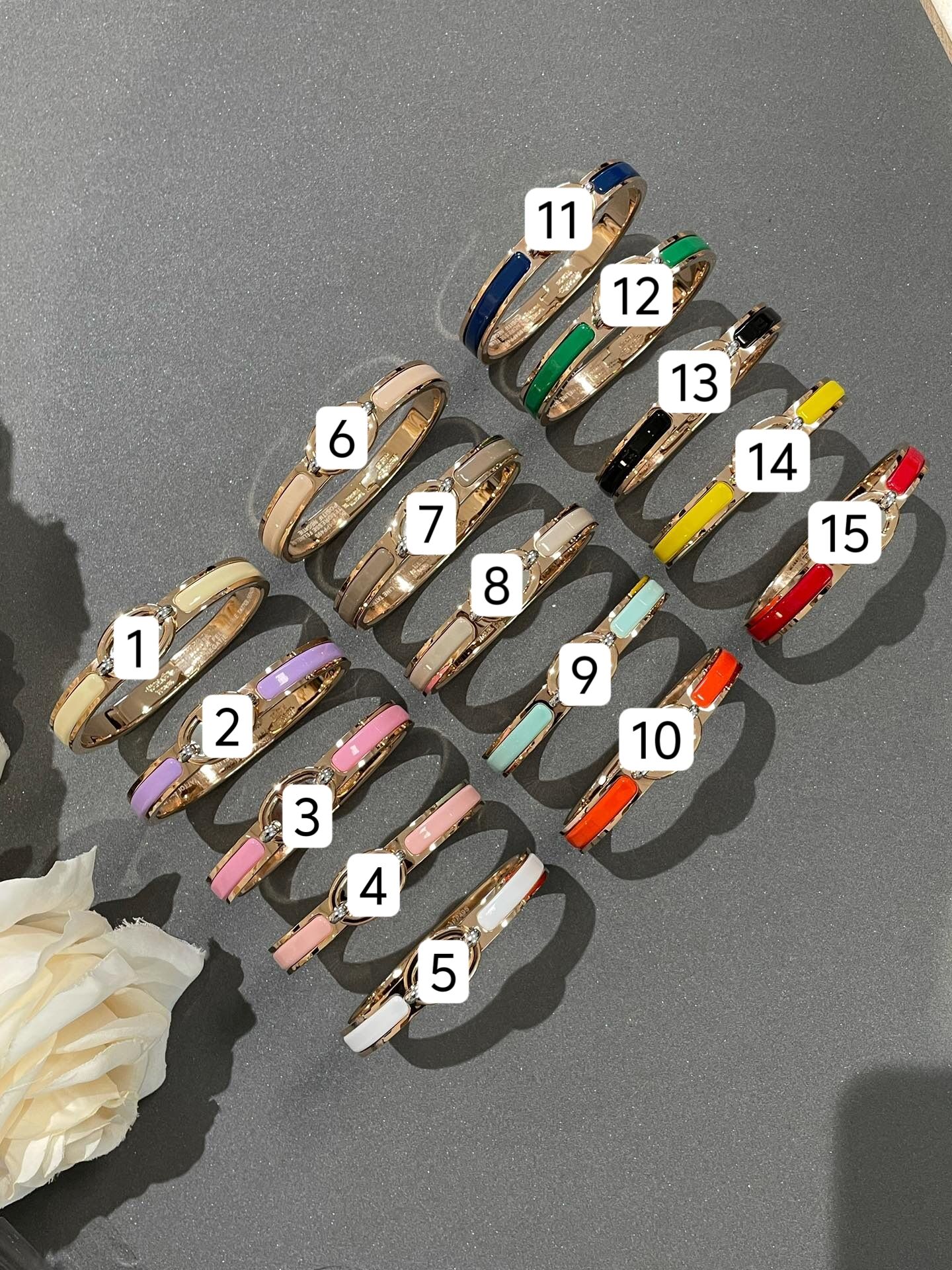 Hermes Pig Nose Enamel Bracelet Bangle - Best Replica Jewelry™