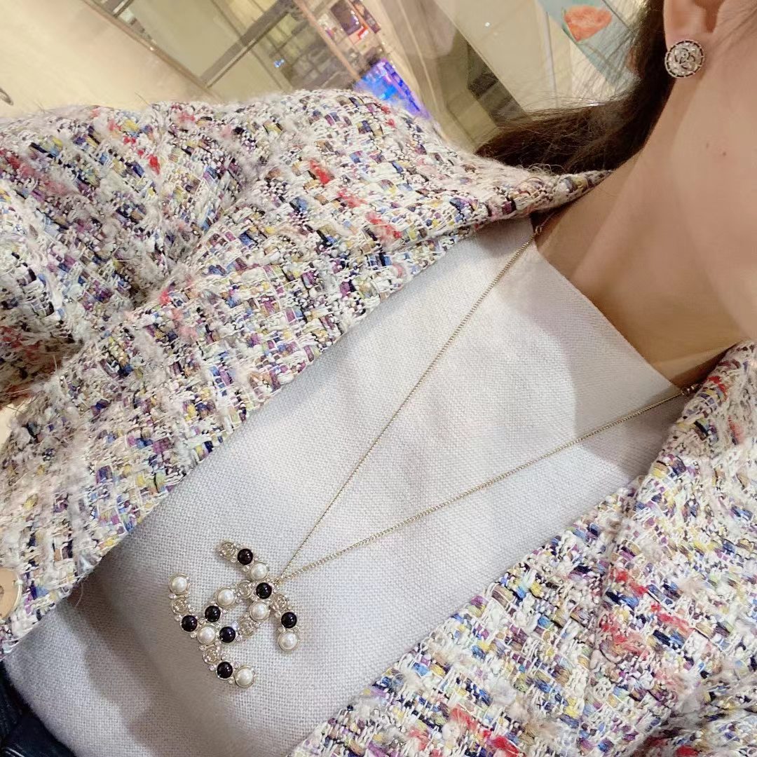 Chanel Big Double C Pendant Sweater Necklace - Best Replica Jewelry™