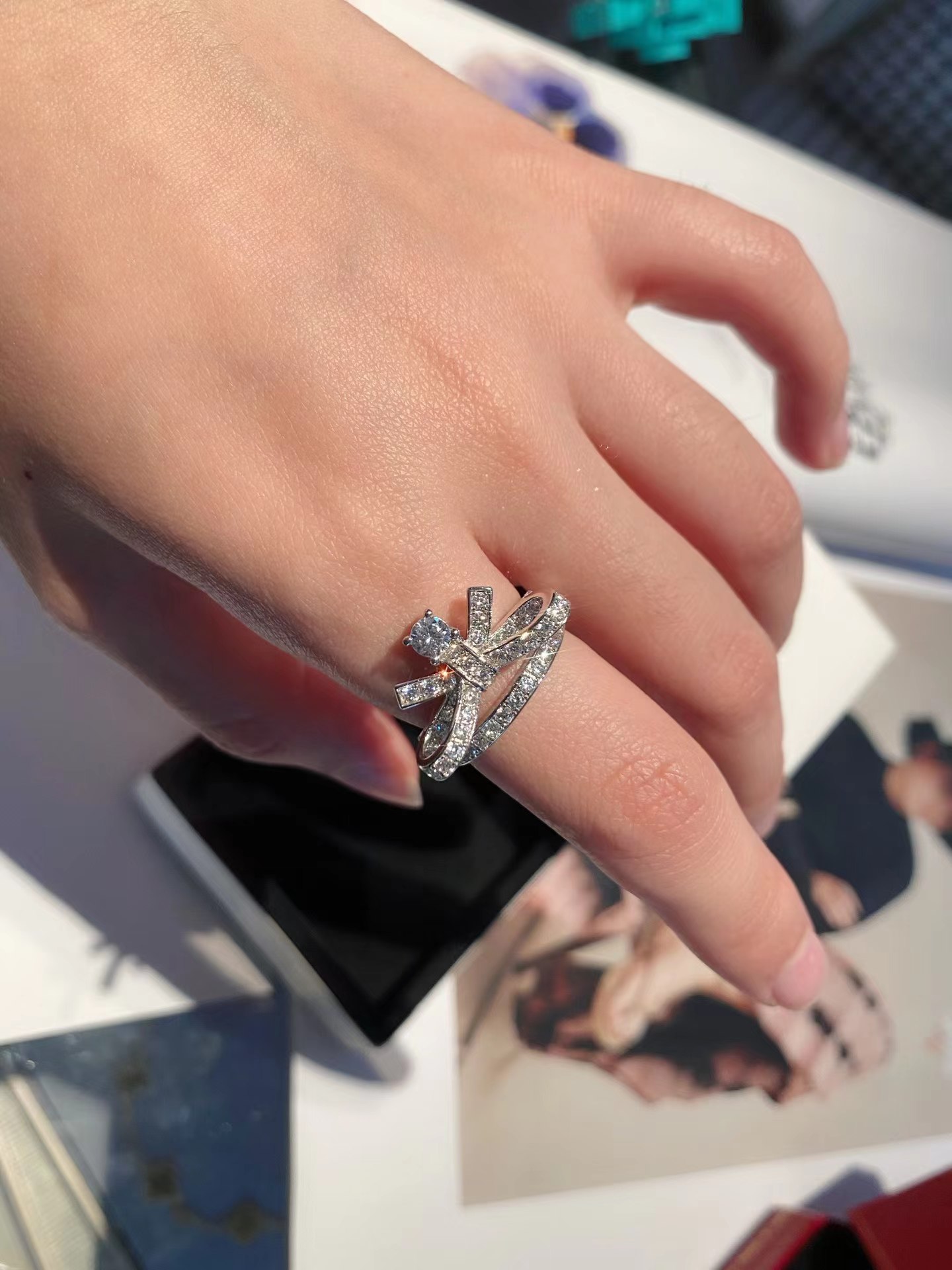 Chanel Ruban Bow Ring - Best Replica Jewelry™