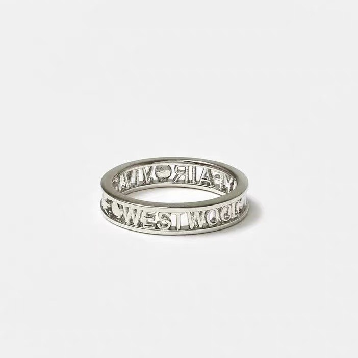 Vivienne Westwood Hollow Letters Ring - Best Replica Jewelry™
