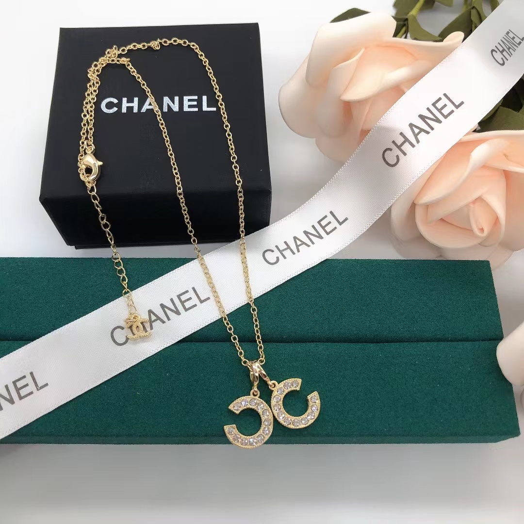 Chanel Separate Double C Pendant Necklace - Best Replica Jewelry™