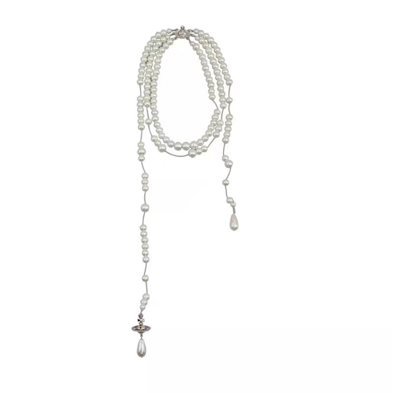 Vivienne Westwood Broken Pearl Necklace - Best Replica Jewelry™