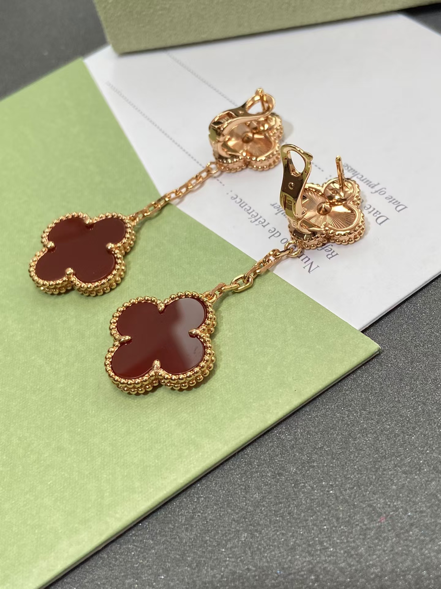 VCA Magic Alhambra Earrings, 2 Motifs - Best Replica Jewelry™