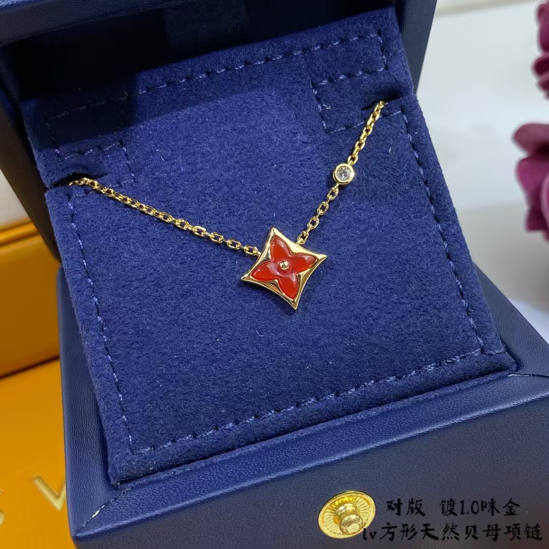 Louis Vuitton Color Blossom BB Star Pendant Necklaces - Best Replica Jewelry™