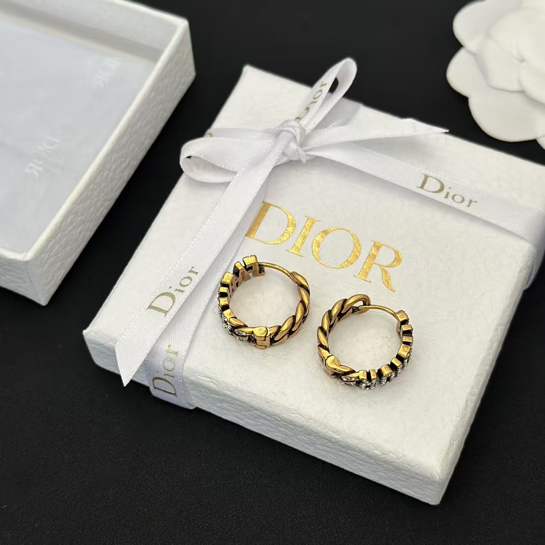 Dior JADIOR Hoop Earrings Ring - Two Wear Ways - Best Replica Jewelry™