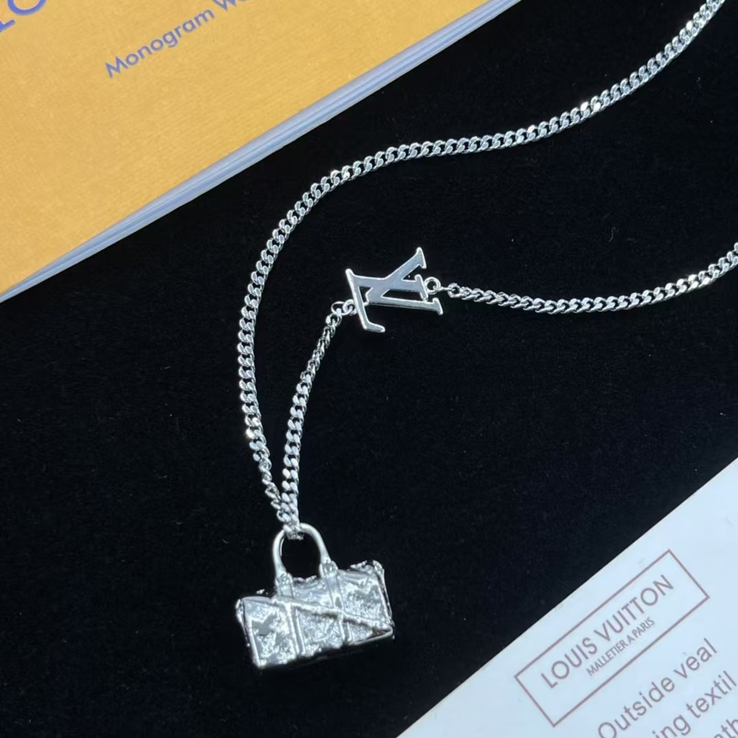 Louis Vuitton Bag Pendant Necklace - Best Replica Jewelry™