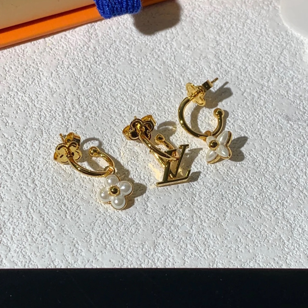 Louis Vuitton Blossom Dangle Earrings - 3 Pieces - Best Replica Jewelry™