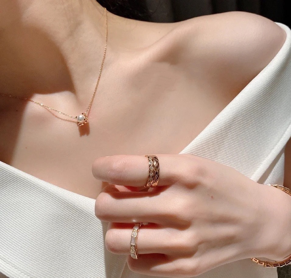 Cartier Enhancer Pearl Pendant Necklace - Rose Gold Color - Best Replica Jewelry™