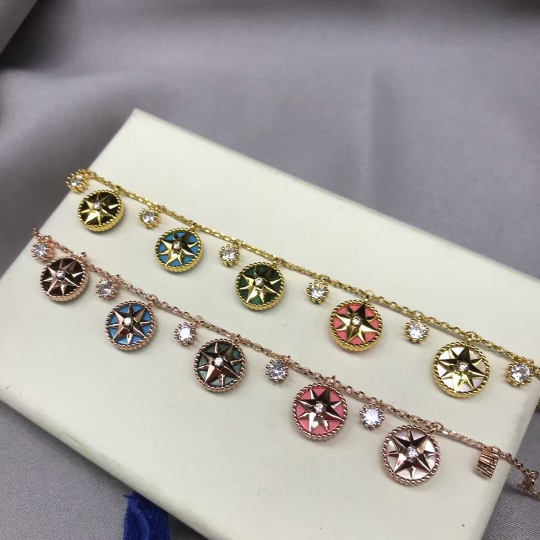 Dior Diamond Rose Des Vents Bracelet - Best Replica Jewelry™