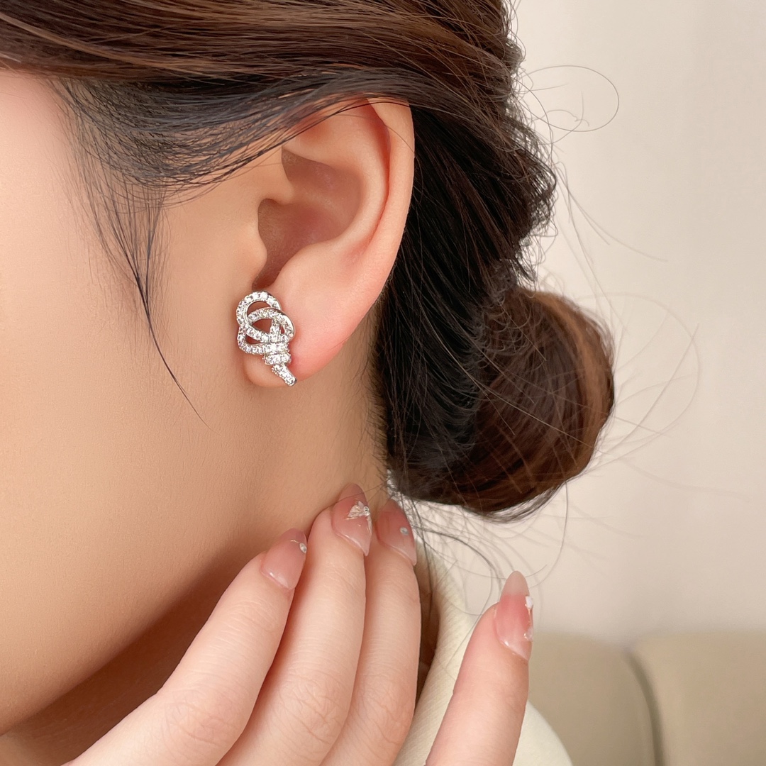 Tiffany Woven Rope Knot Earrings - Best Replica Jewelry™