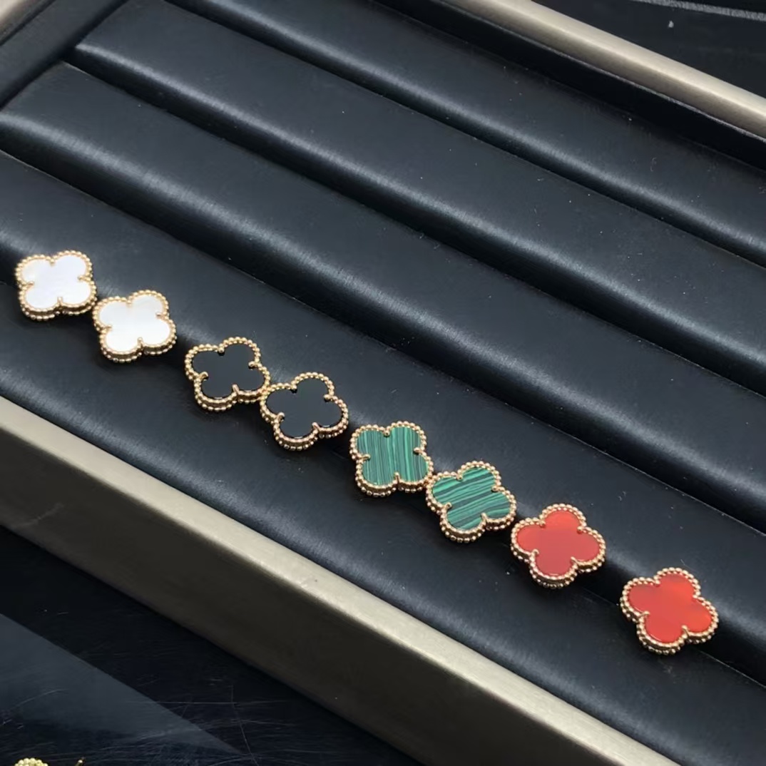 VCA Vintage Alhambra Earrings - Big - Best Replica Jewelry™