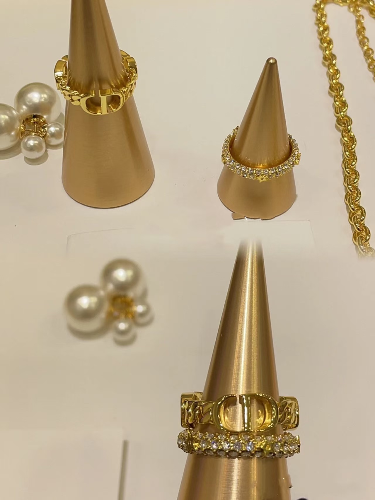 Dior CD Star Stacking Rings - 2 Pieces - Best Replica Jewelry™