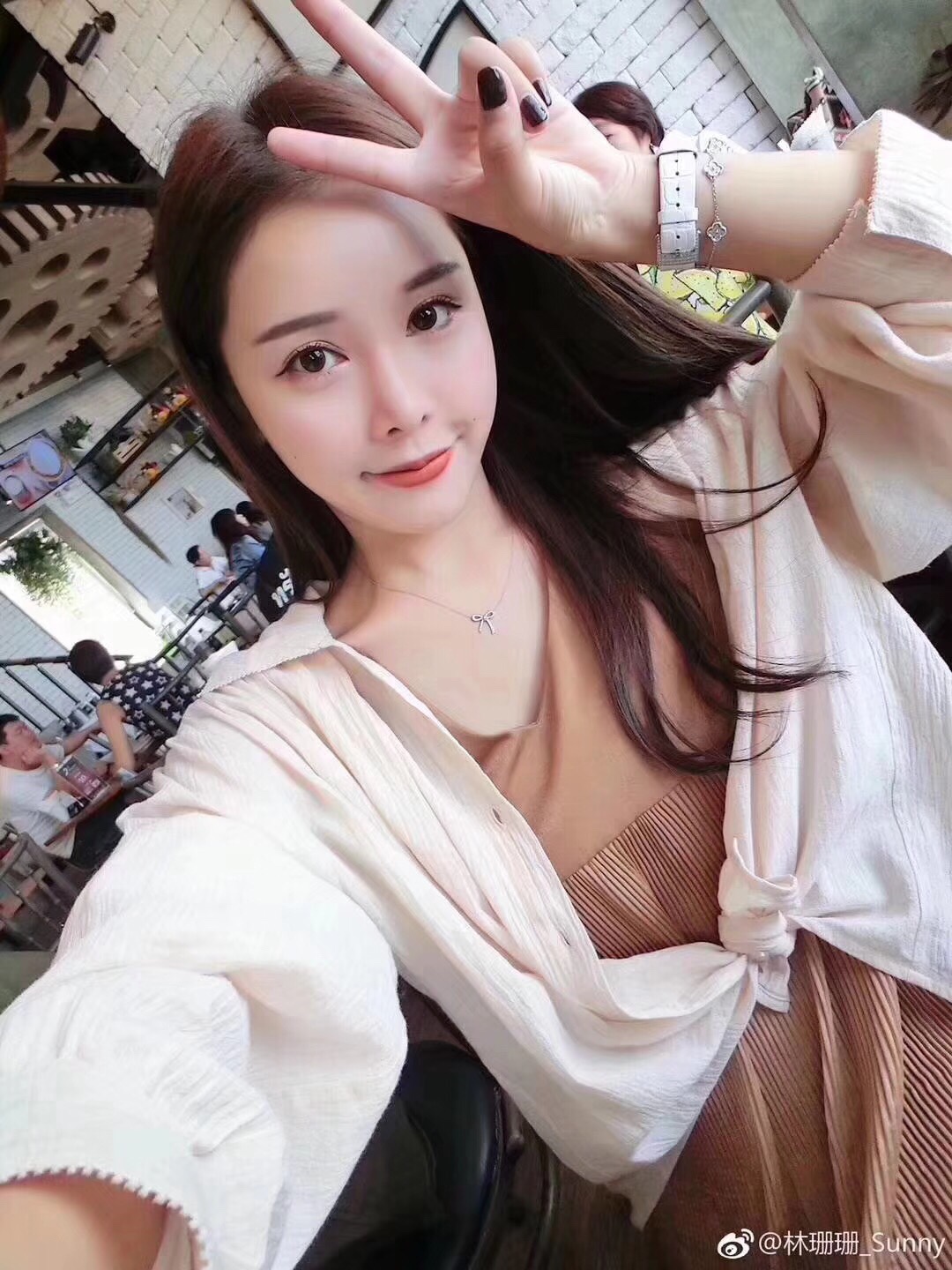 Tiffany Mini Full Diamond Bow Pendant Necklace - Best Replica Jewelry™