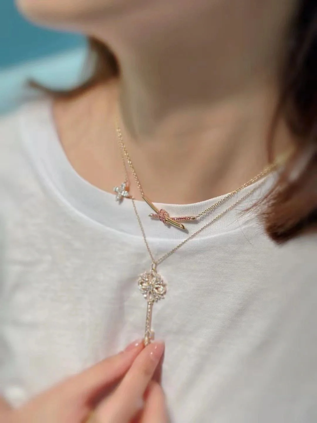Tiffany Knot Pendant Necklace - Best Replica Jewelry™