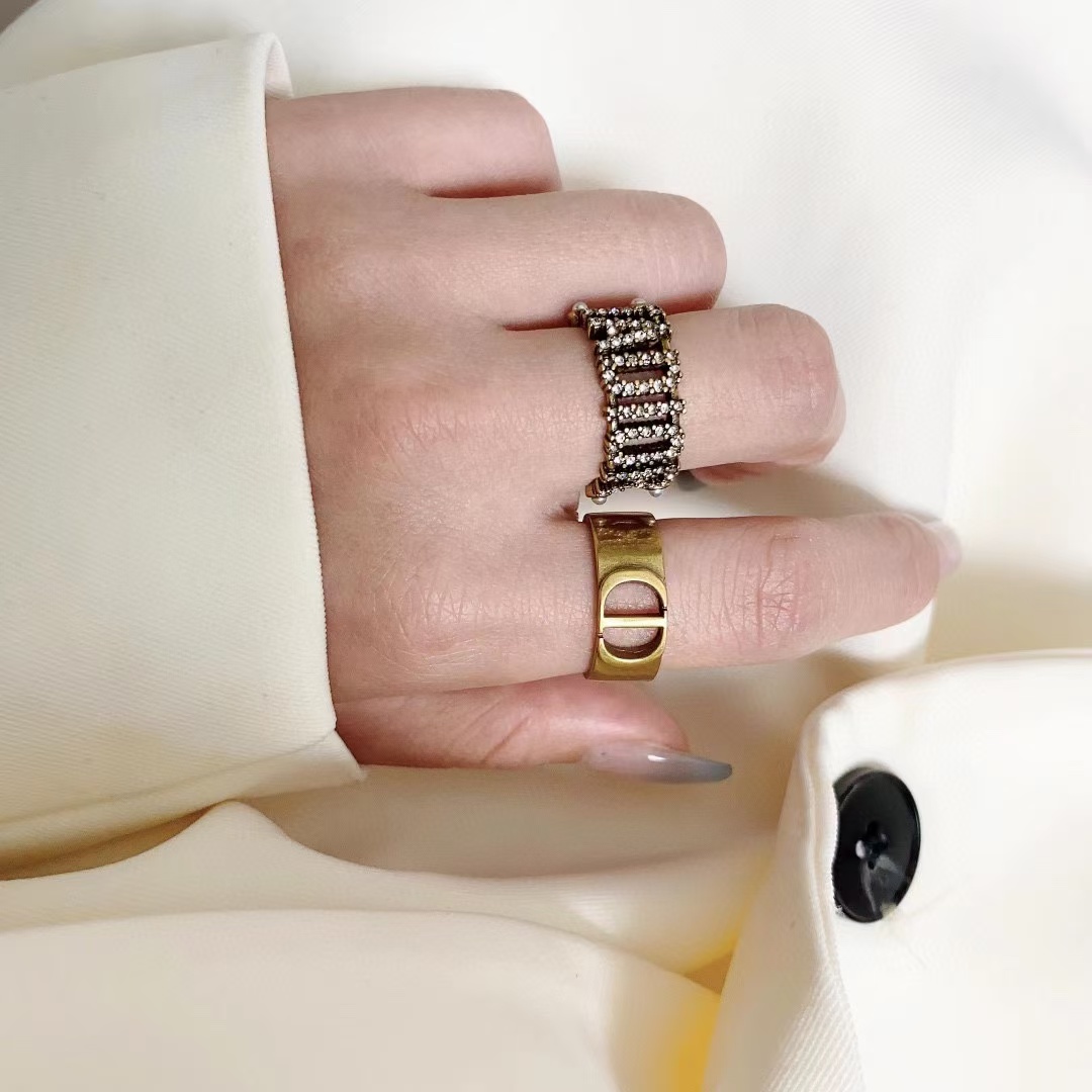 Dior Vintage CD Open Ring - Best Replica Jewelry™