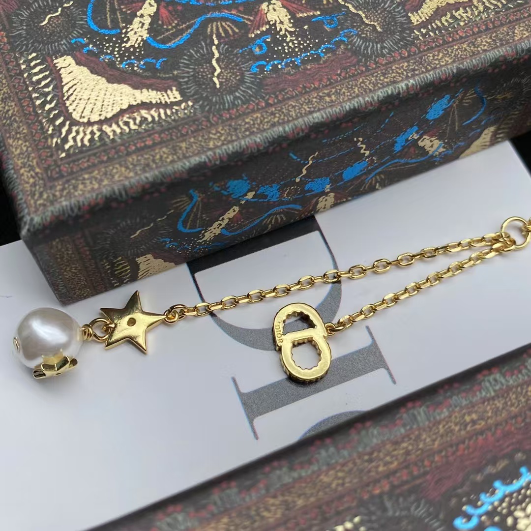 Dior Star Pearl Long Drop Y Necklace - Best Replica Jewelry™