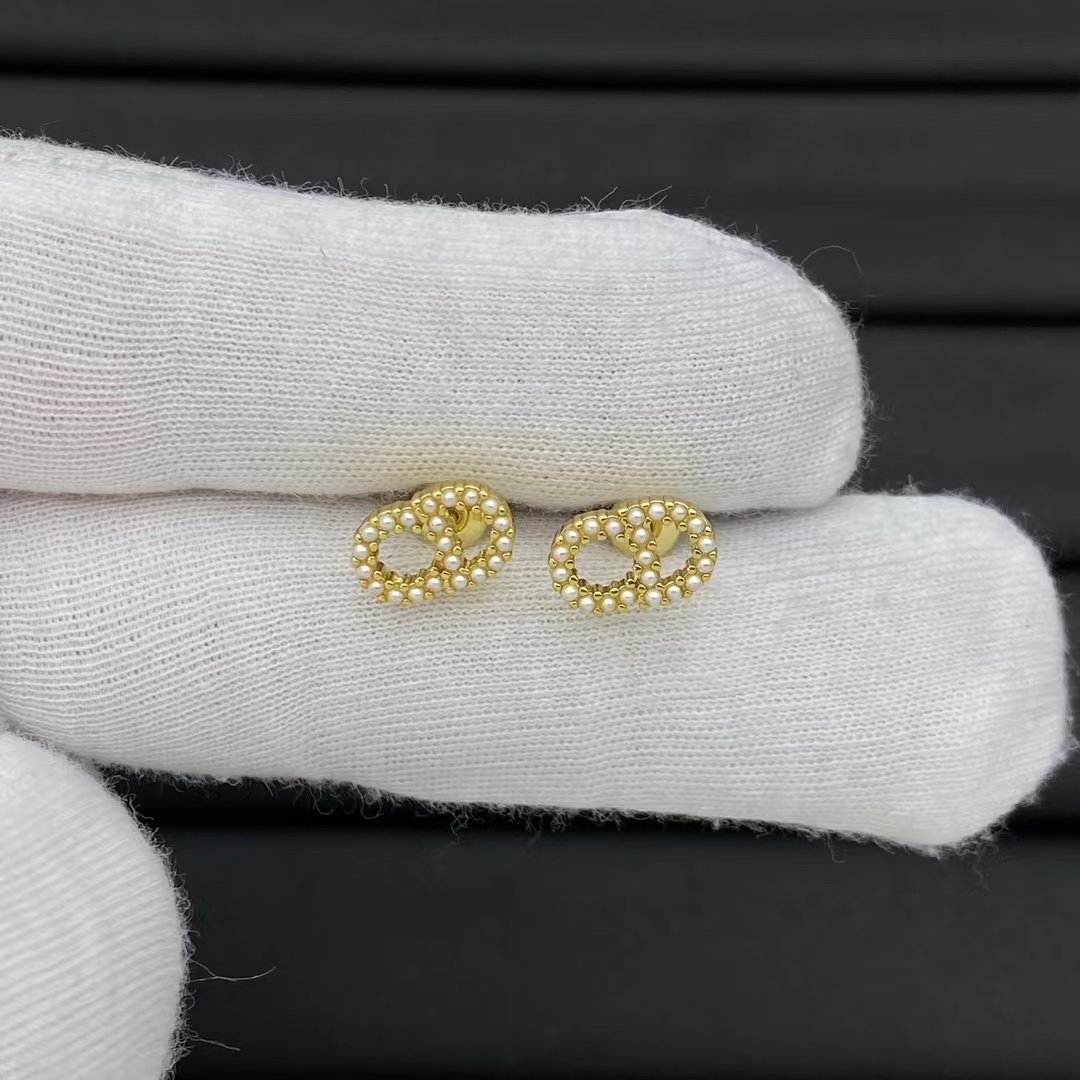 Dior CD Stud Earrings - Best Replica Jewelry™