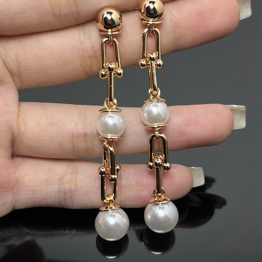 Tiffany HardWear Triple Drop Link Earrings - Best Replica Jewelry™