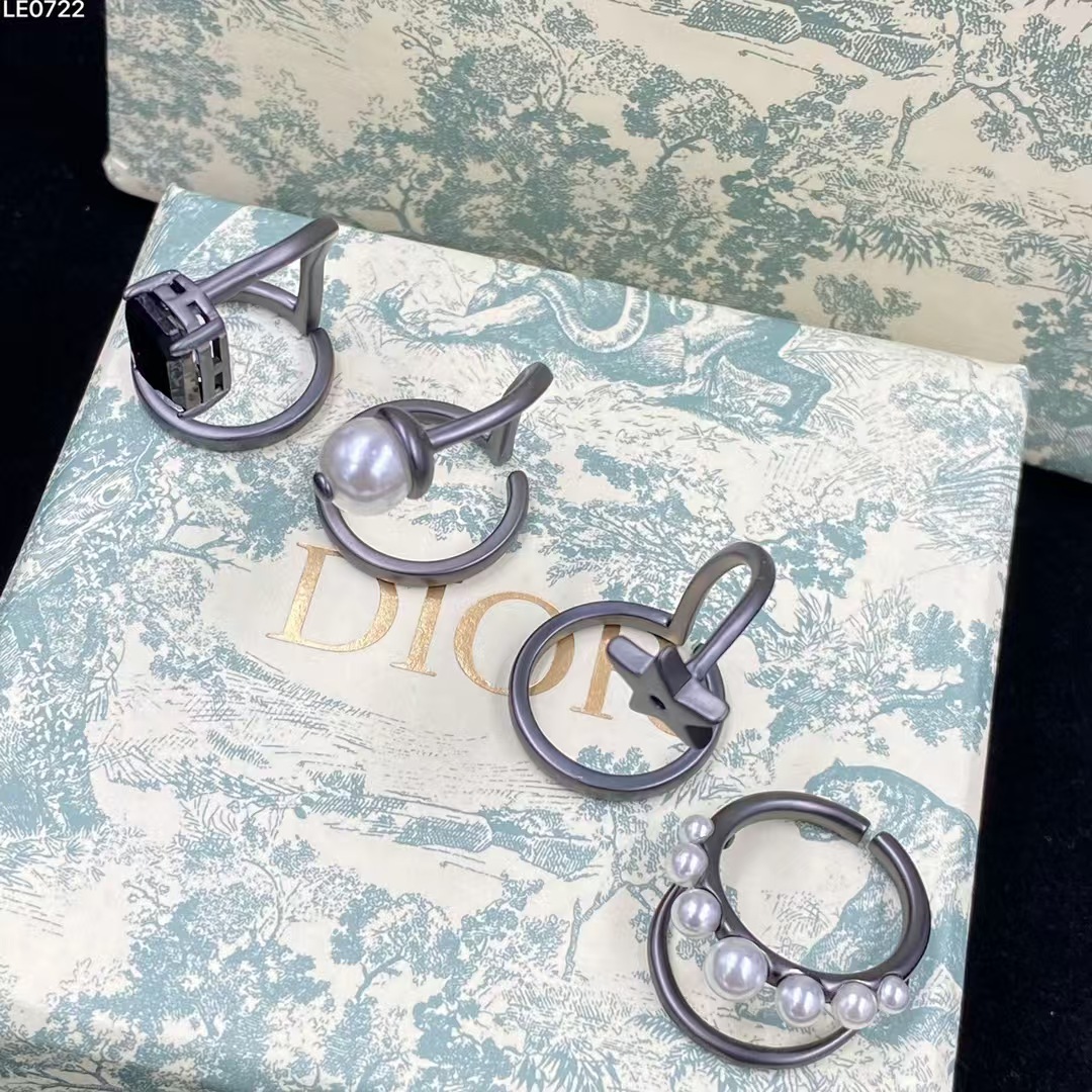 Dior Funny Knuckle Rings - 4 Pieces - Best Replica Jewelry™
