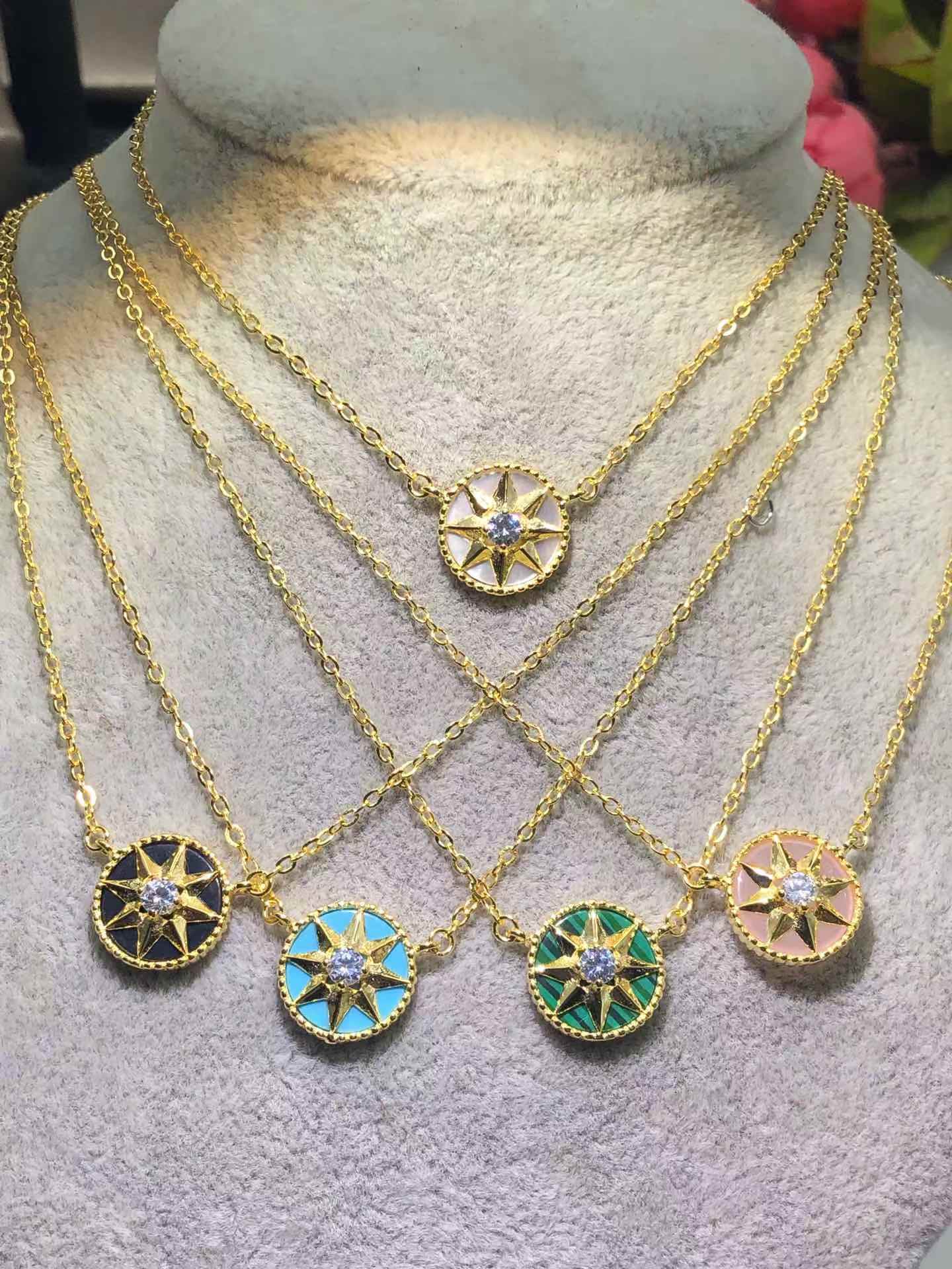 Dior Rose Des Vents Pendant Necklace - Best Replica Jewelry™