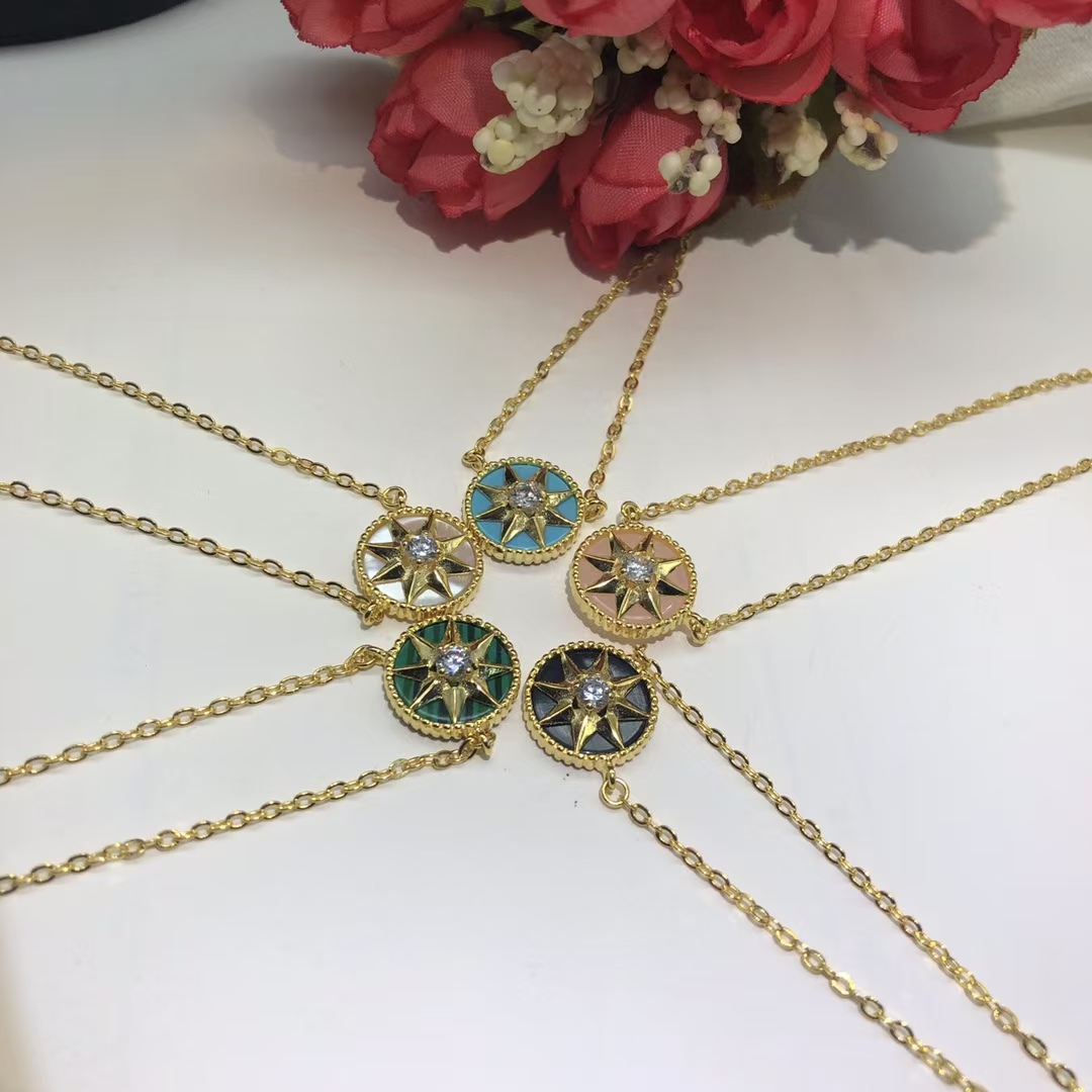 Dior Rose Des Vents Pendant Necklace - Best Replica Jewelry™