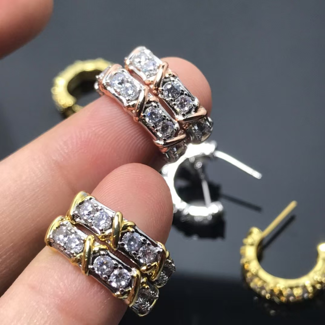 Tiffany Cross Earrings - Best Replica Jewelry™