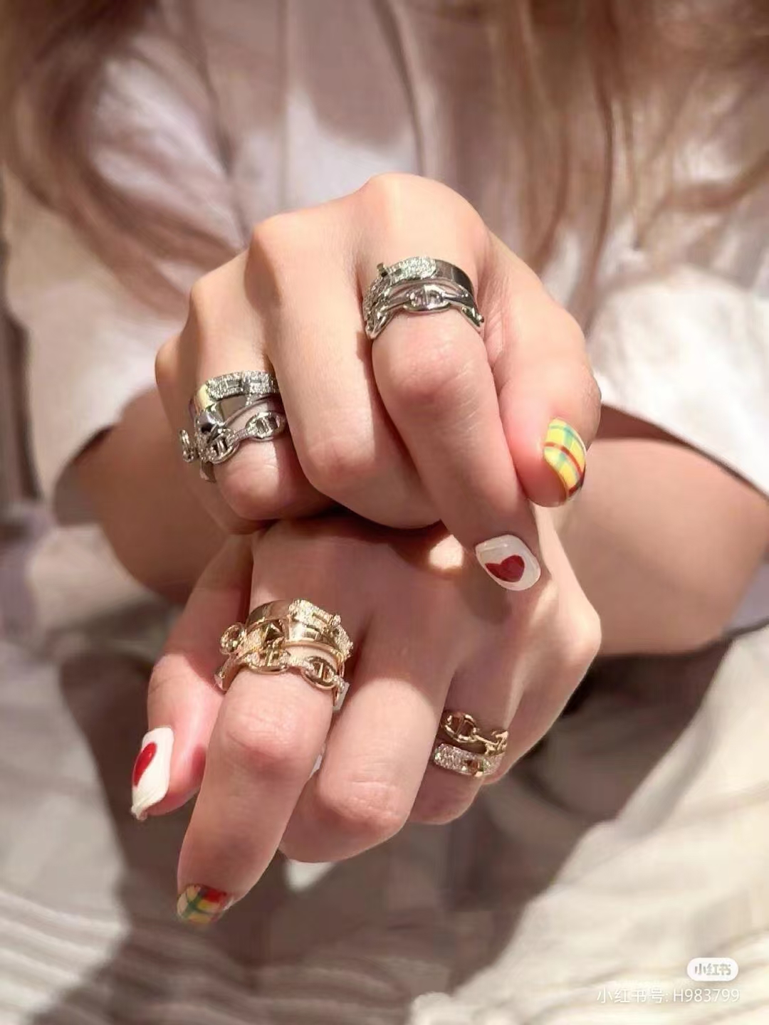 Hermes Chaine D'ancre Enchainee Ring - Best Replica Jewelry™