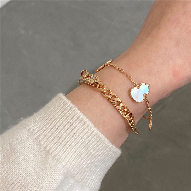 Hermes Cuban Chain Pig Nose Bracelet - Best Replica Jewelry™