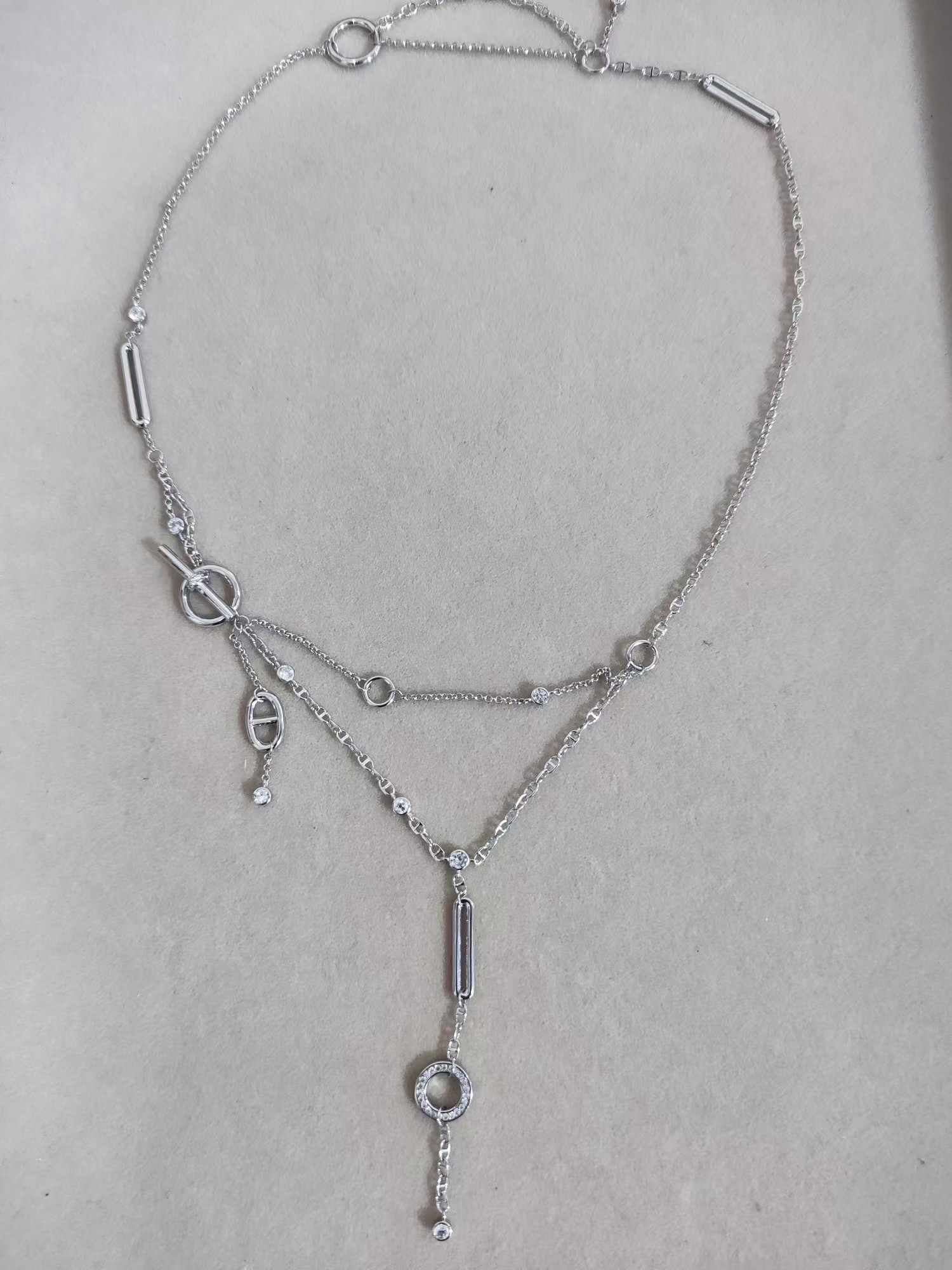 Hermes Drop Pendant Y Necklace - Best Replica Jewelry™