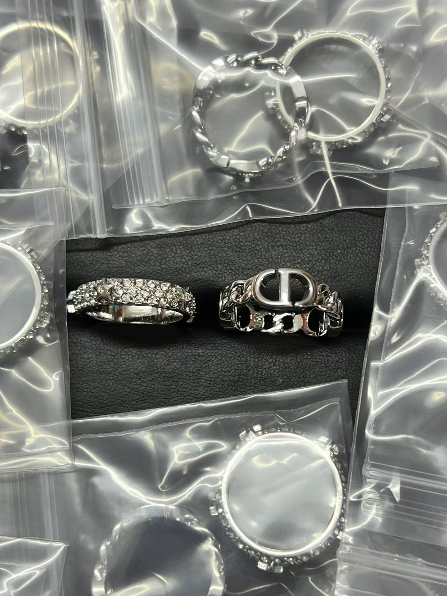 Dior CD Star Stacking Rings - 2 Pieces - Best Replica Jewelry™