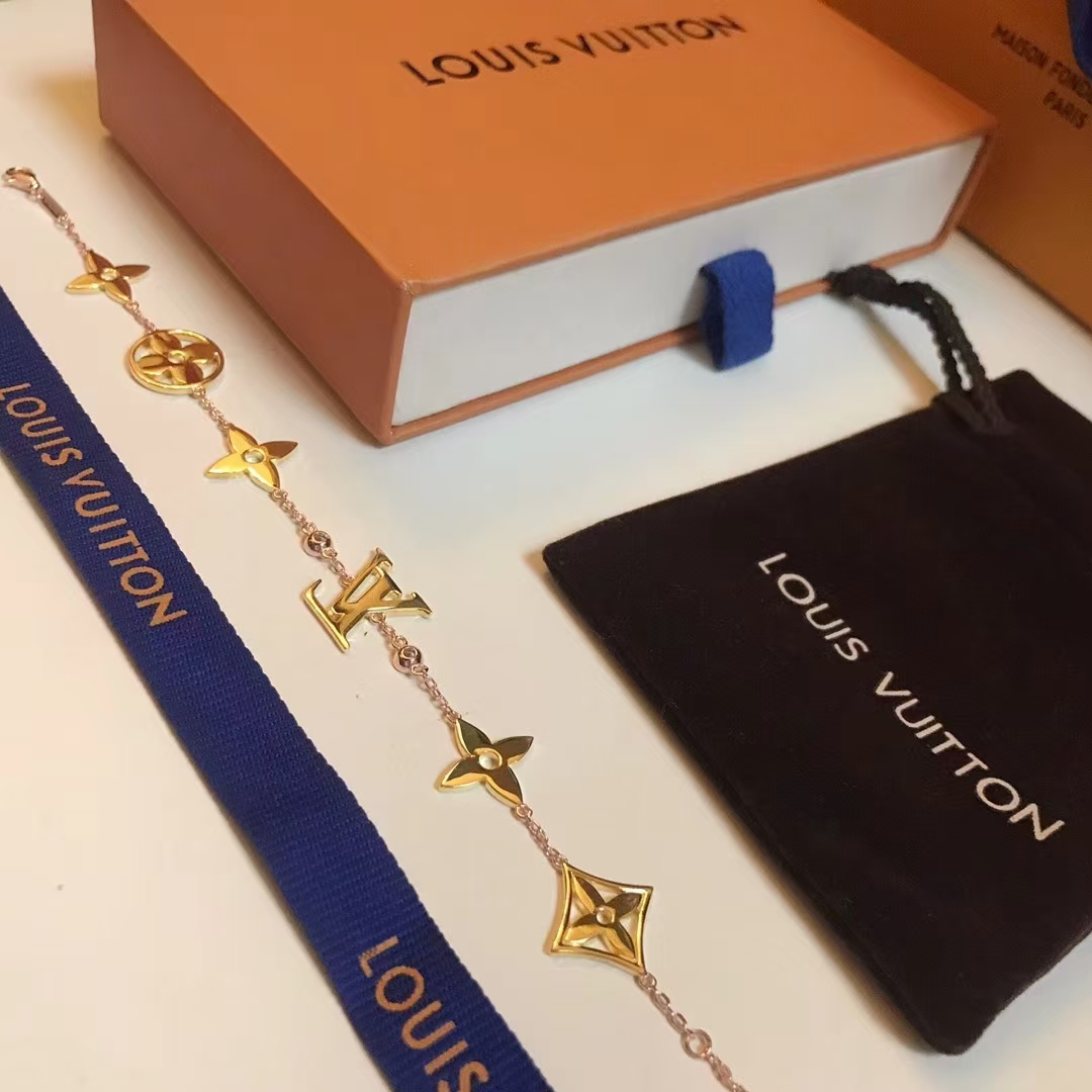 Louis Vuitton Star Sun LV Letters Bracelet - Best Replica Jewelry™