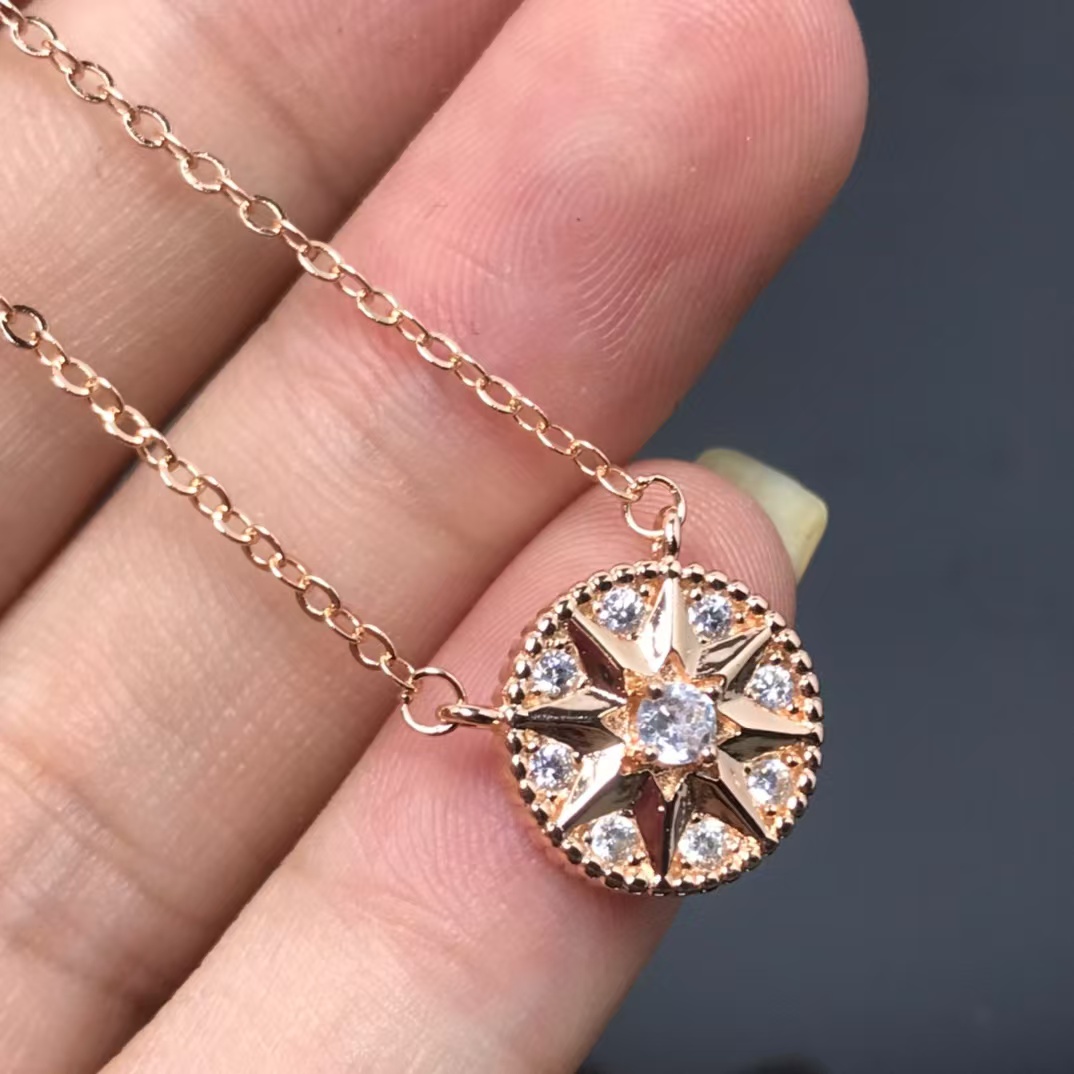 Dior Rose Des Vents Necklace - Best Replica Jewelry™