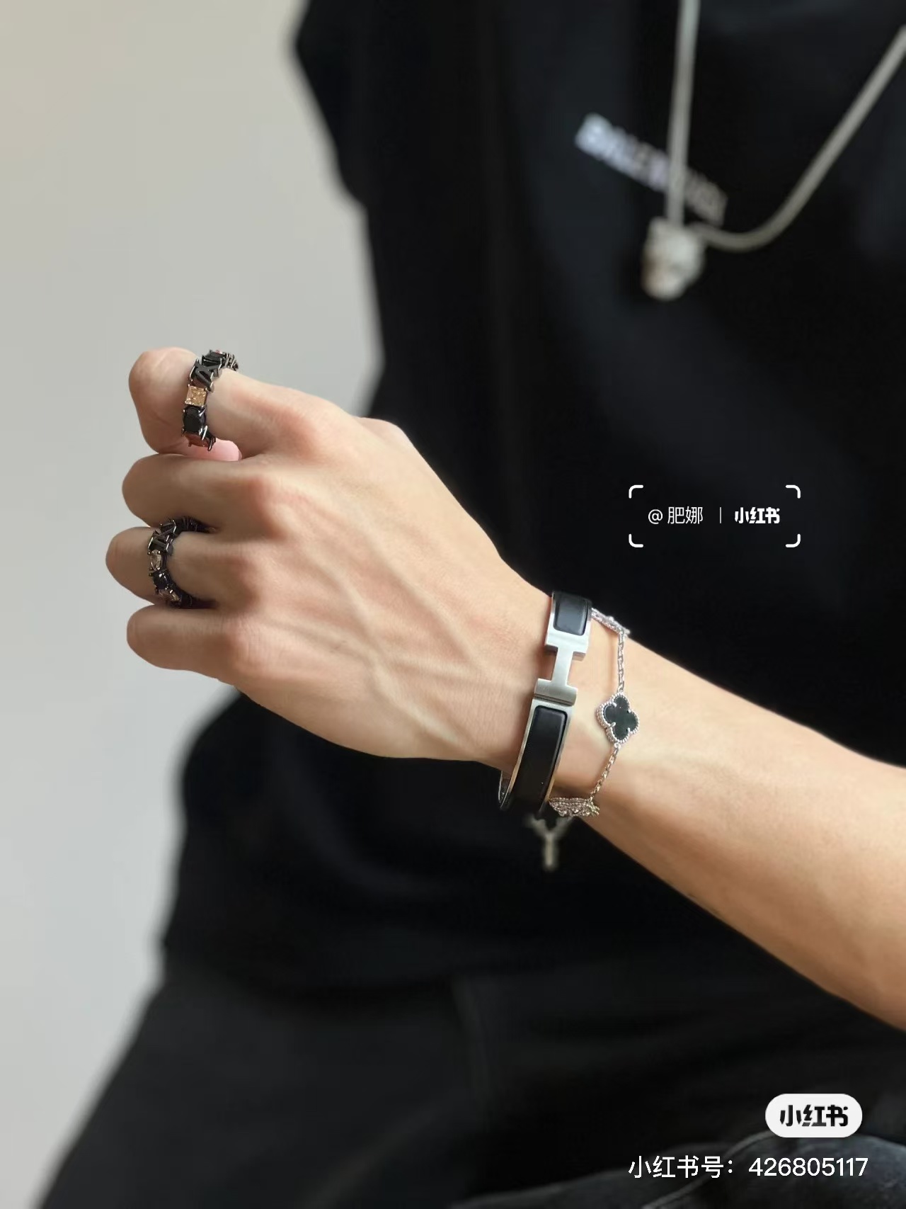 Hermes Bermes Darth Vader Bracelet Bangle - Best Replica Jewelry™