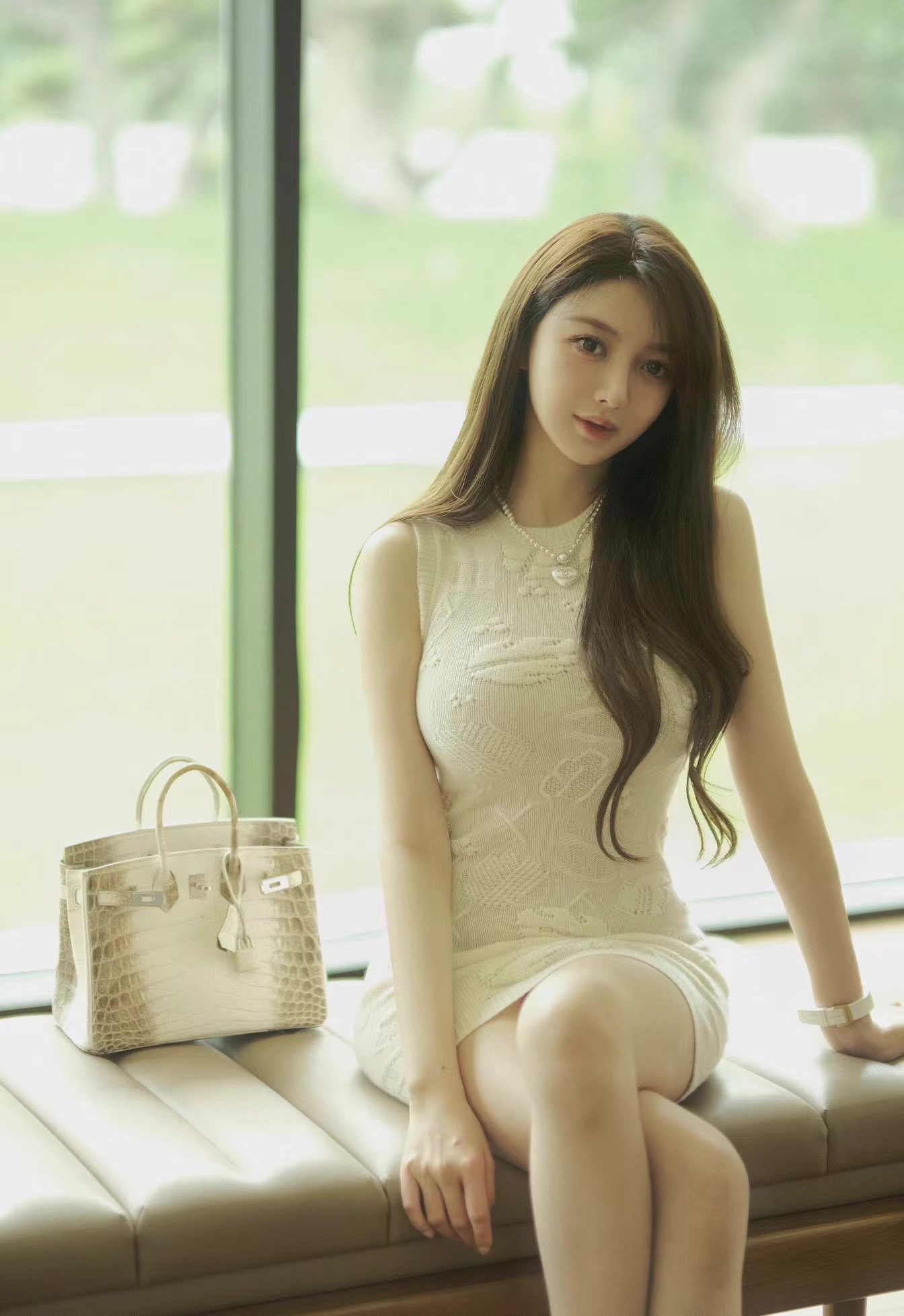 Chanel Princess Style Heart Pendant Pearl Necklace - Best Replica Jewelry™