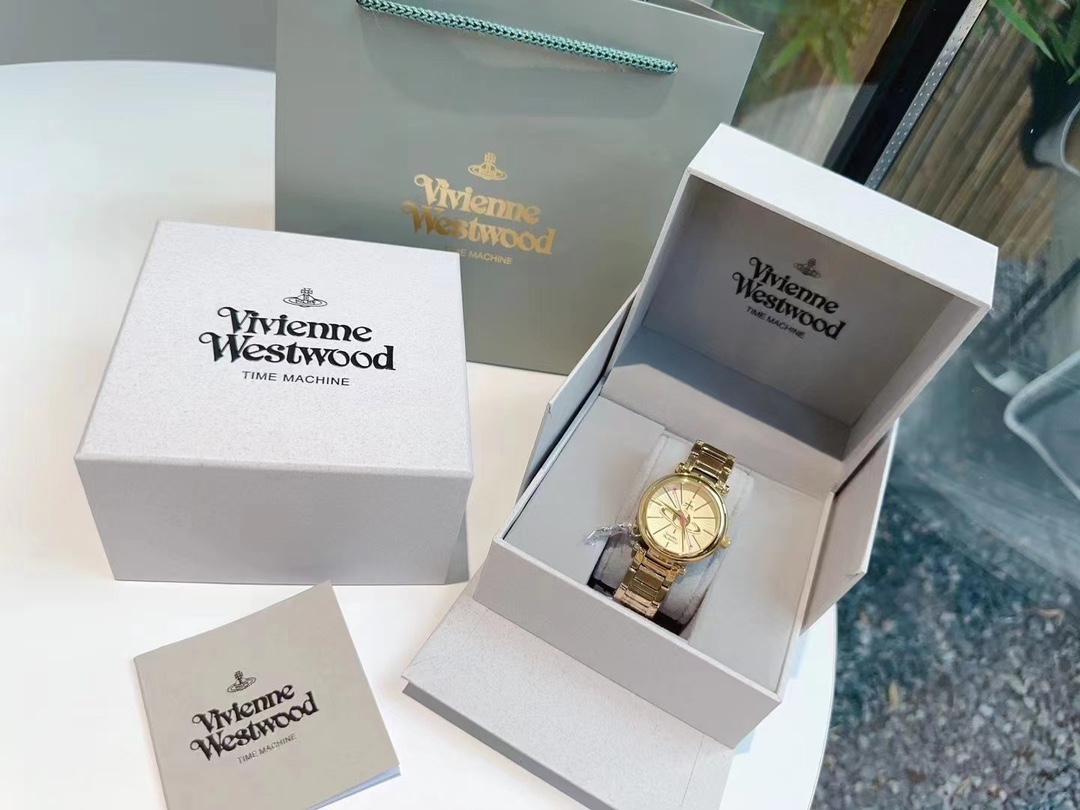 Vivienne Westwood Elegant Gold Watch - 29MM - Best Replica Jewelry™