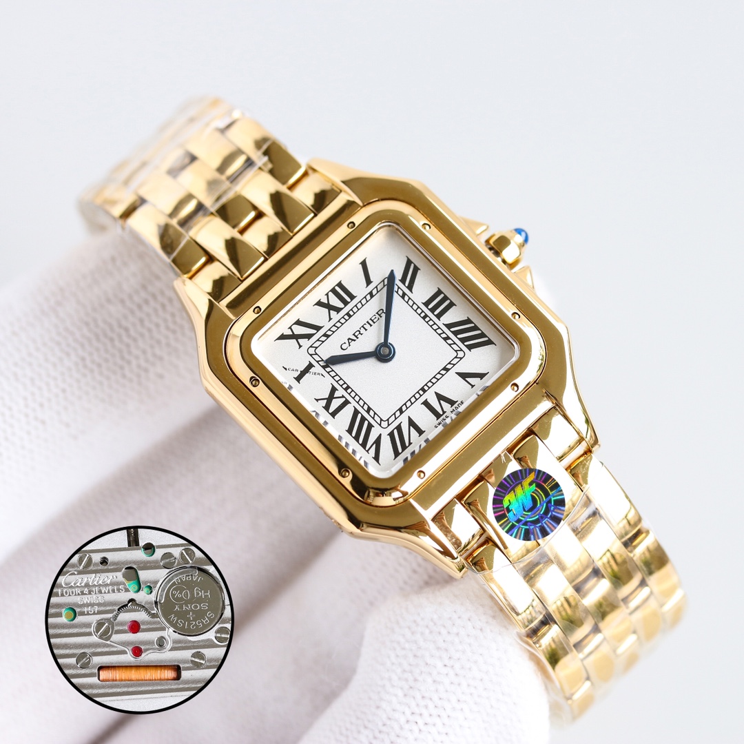 Cartier Panthère de Watch - Medium 27*37MM - Best Replica Jewelry™